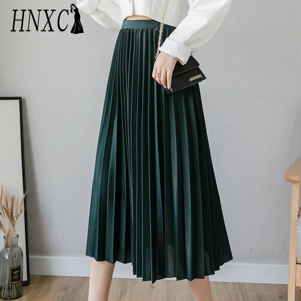 

HNXC Женская модная повседневная летняя весенняя юбка one size чёрный