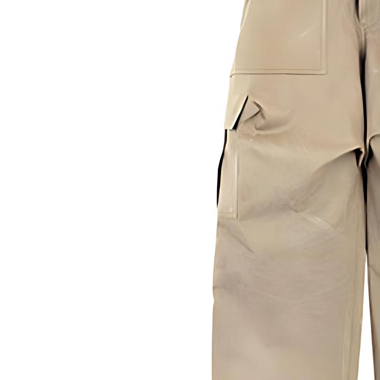 WE11DONE FW23 Solid Color Pleated Loose Casual Cargo Pants Unisex Pants Brown WD-DP3-23-302-W-BG