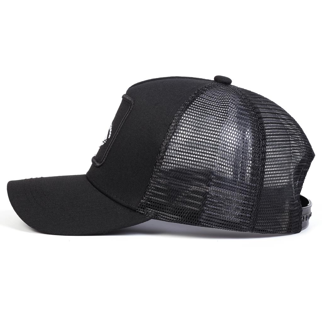 Men Duck Embroidered Baseball Cap Mesh Hat Outdoor Adjustable Sunscreen Leisure Hat Spring Autumn Travel Tourism Beach Vacation