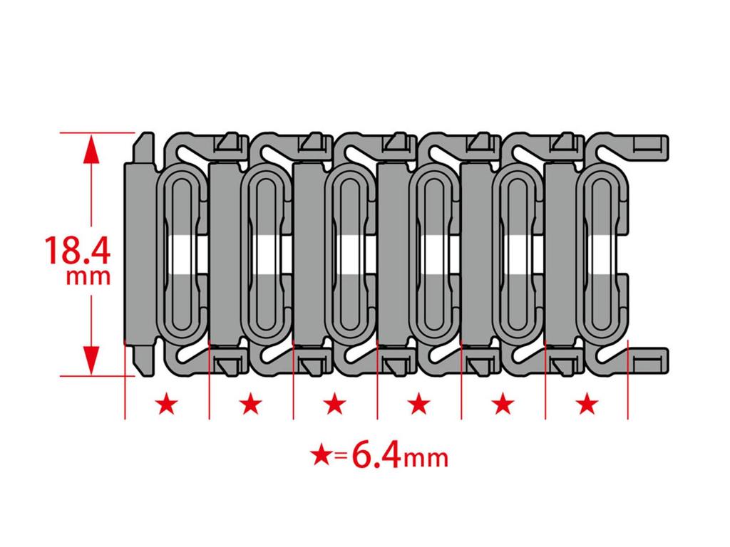 Tamiya Fun Craft Series No. 237 Articulated Crawler & Sprocket Set 70237
