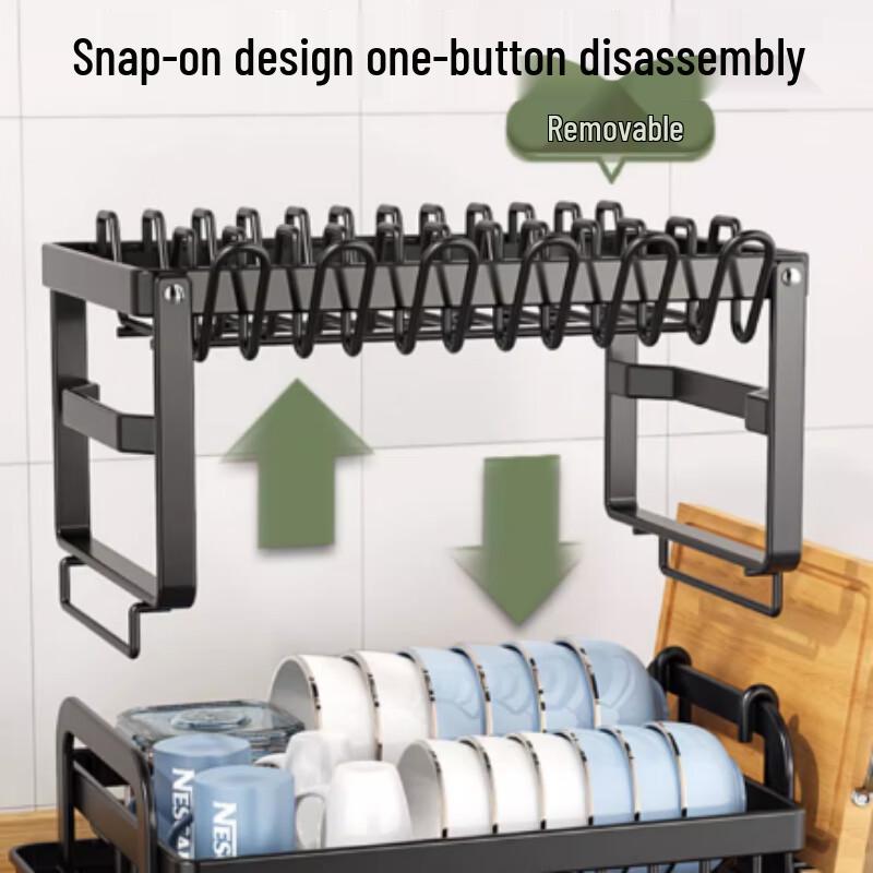 Yingbai Double-Layer Kitchen Dish Drying Rack