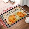 Fall Thanksgiving Maple Leaf Pumpkins Sunflower Kitchen Rug Living Room Balcony Hallway Laundry Non-slip Floor Mat Autumn Decor
