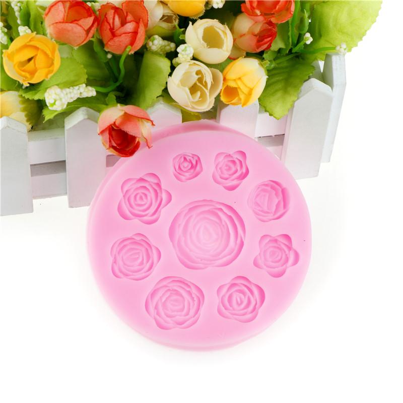 1Pc Flower Silicone Mold Fondant Mold Cake Decorating Tools Chocolate Mold