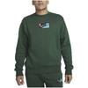 Nike Sweatshirts Men's Fir Green Crew Neck Moderate Regular FB8436-323
