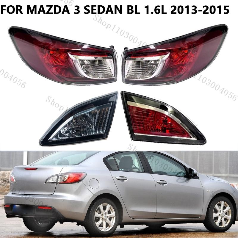 Rear Tail Light For Mazda 3 Sedan BL 1.6L 2013 2014 2015 Rear Turn Signal Warning Brake Reversing Lamp Taillight Taillamp