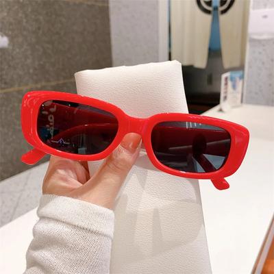 Brand Designer Square Frame Sunglasses Woman Vintage Black Mirror Sun Glasses For Fashion Big Frame Cool Sexy Female Goggle