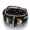 Bohemian Red Charm Beads Multilayer Bracelets & Bangles for Women Handmade Turquoises Beads Bracelet Femme Boho Jewelry