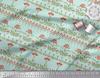 Soimoi Cotton Cambric Fabric Leaves & Floral Artistic Print Fabric by the Metre 42 Inch