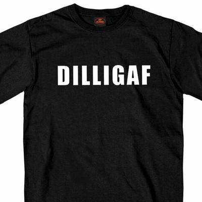 Dilligaf Vypadám, jako bych dal FK Motocykl Biker Vtipná unisex trička