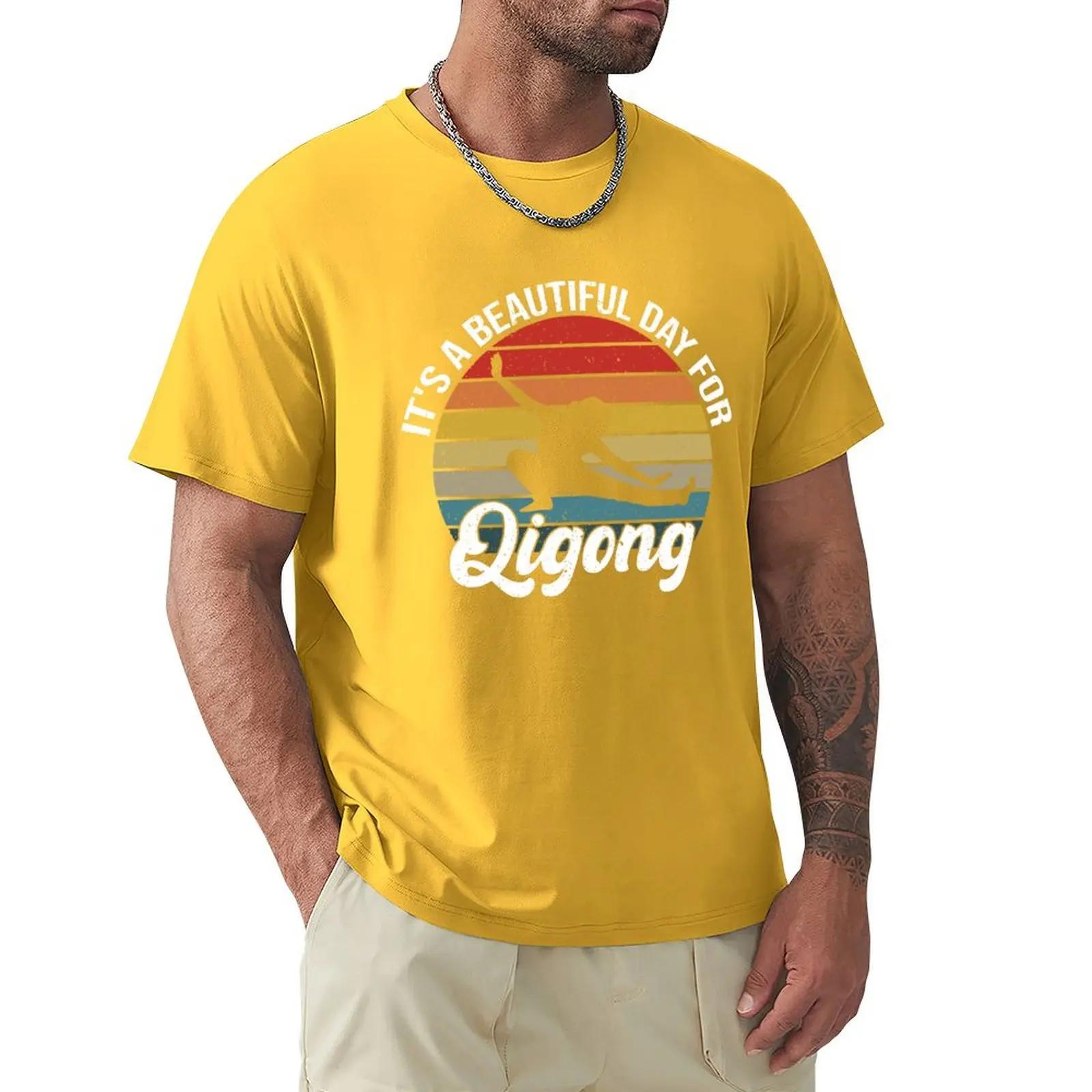 Подарок для любителя цигун, Цигун, Тай-чи, Подарок Тай-чи, Прекрасный день хобби ретро, Футболка цигун, Прекрасный день для цигун, Новый XXXXXL
