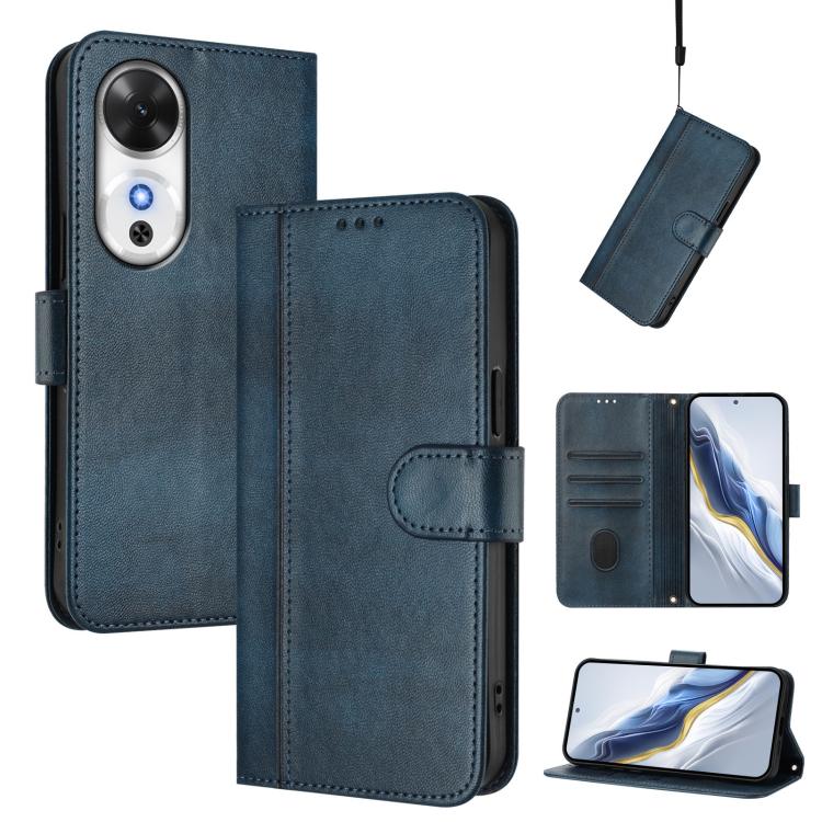 Linien-Spleißschnalle Retro Leder Handyhülle