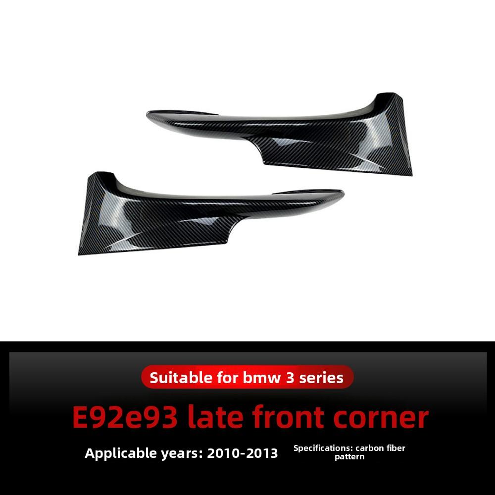 Front Bumper Lip Body Kit For BMW 3 Series E92 E93 M3 M-Tech 2006-2009 / 2010-2013 Fog Lamp Cover Trim Front Canards Splitter