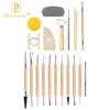 61-Piece Polymer Clay & Pottery Tool Set for DIY Carving and Embossing