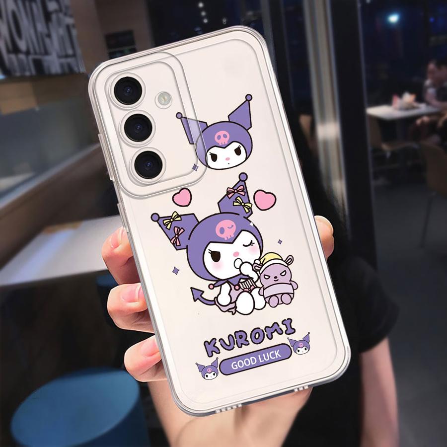 

Милый чехол Sanrio Melody Kuromi для Samsung Galaxy A57 A54 A15 A52 A34 A35 A56 A26 A24 A36 A37 A55 A52 A17 A14 A16 A25 A51 Телефон Galaxy A16 5G