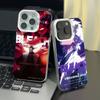 Heiße B-Bleach Handyhülle für iPhone 17 17Air 16 15 14 13 12 11 Pro Max Plus Bunt Silber