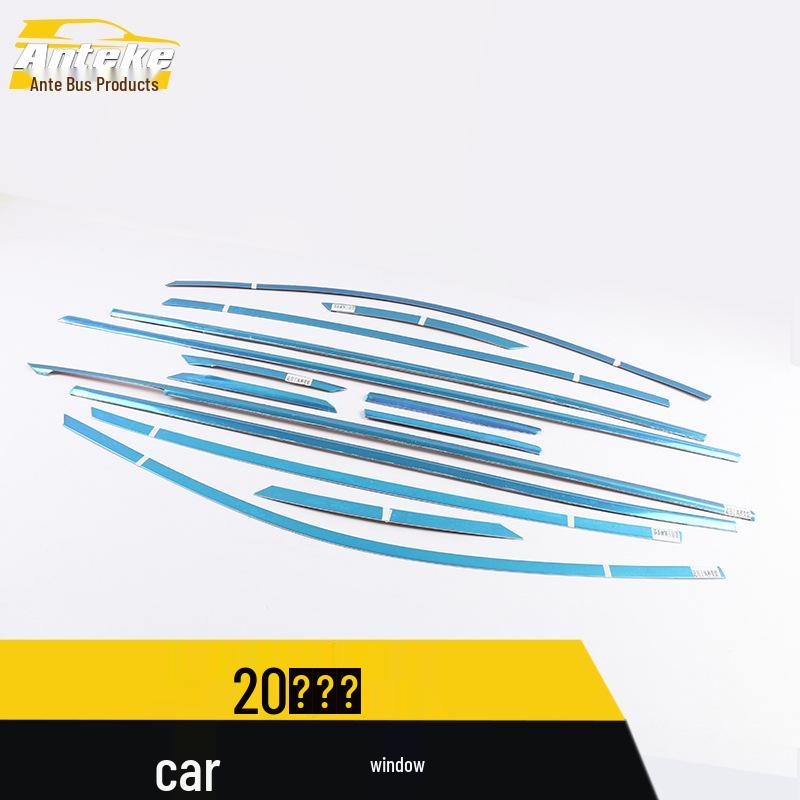 Yixuan Window Trim & Body Glass Scratch-Resistant Stainless Steel Decorative Strip - Fits 20 Models