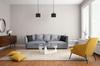 MODERN CEILING HANGING LAMP BLACK LED LAMP