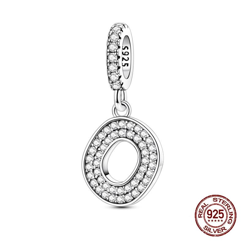 Classic Copper 26 Letters A-Z Alphabet Charms Beads Fit Original Bracelet Bangle Necklace Dangle Women Jewelry Gift