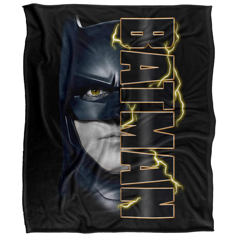 The Flash Headshot Batman Blanket