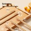 COOKER KING Natural Wood Chopsticks