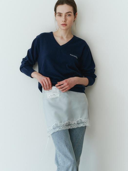 Souri no Rosie Rosie Apron White_S241SK06 WHITE