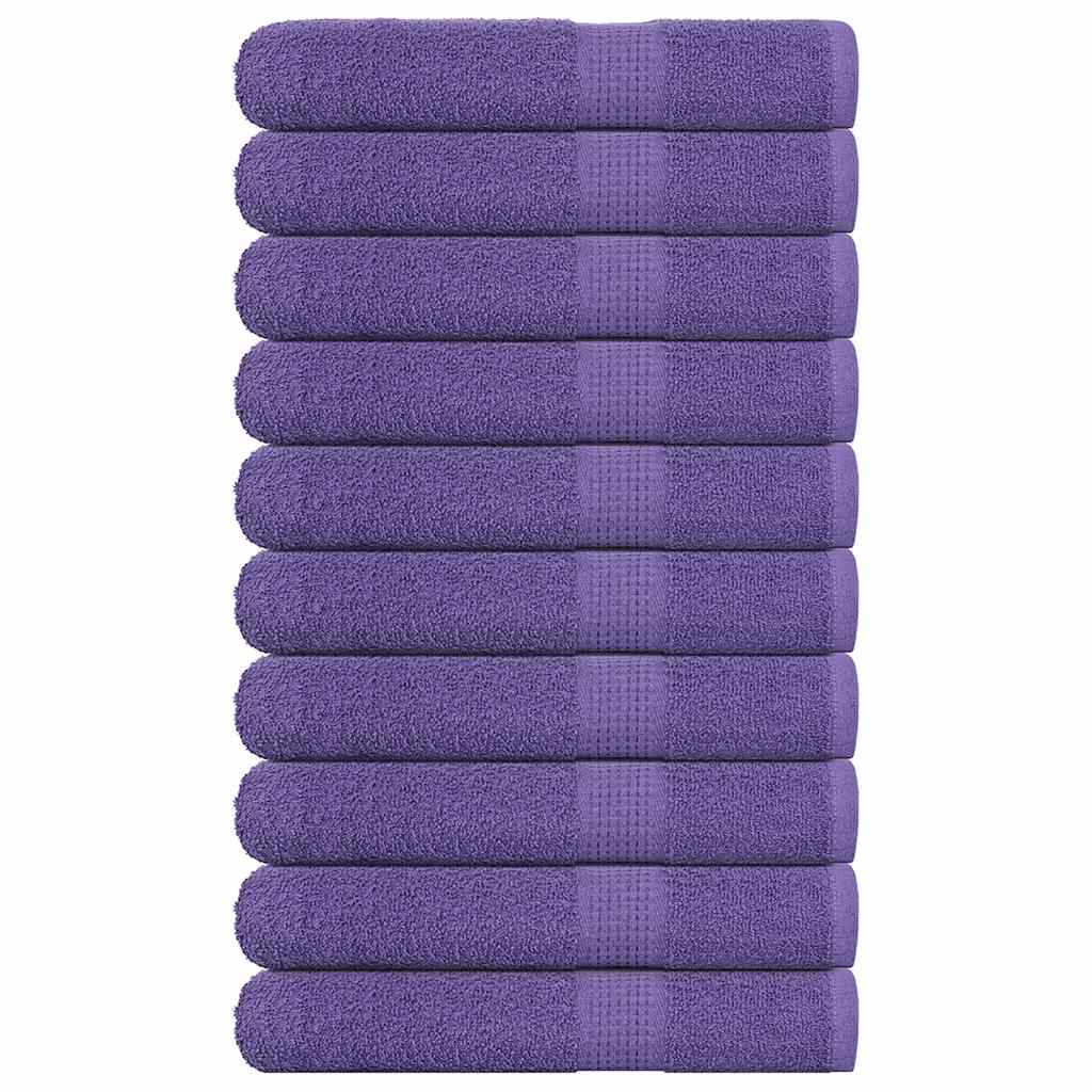 Towels FROGN 10 pcs Purple 100x200 cm 360 g m²