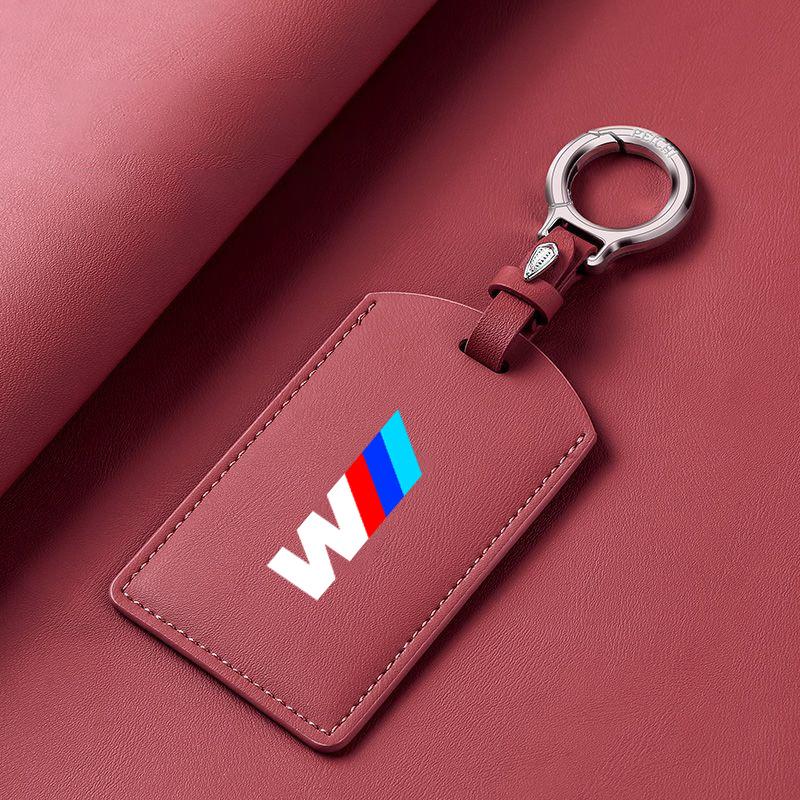 BBIV3 Leather M-Styling Car Smart NFC Card Key Case Cover Shell For BMW M3 M5 M4 Series X1 X3 X5 X6 X7 535le Keychain Auto Accessories
