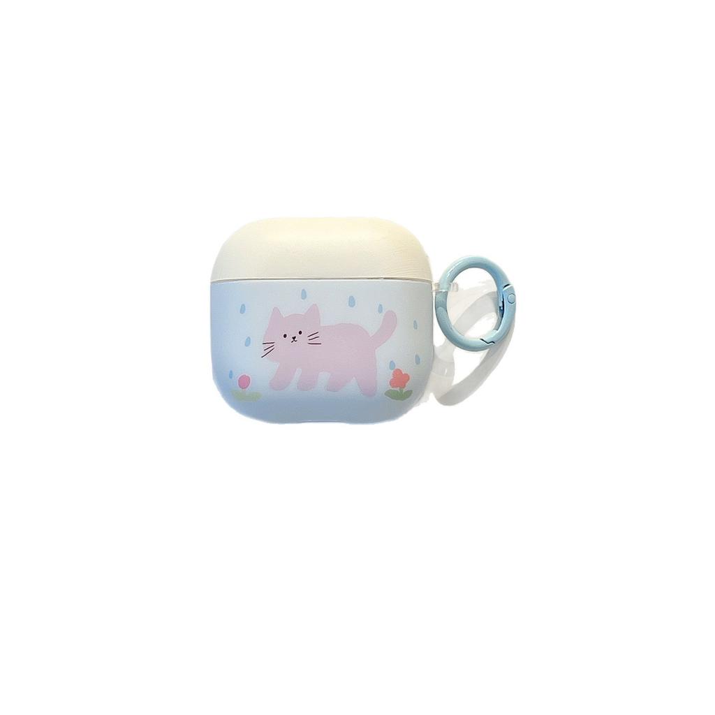Raindrop pink kitten suitable for AirPods 1 protective case Apple 1/1 generation Airpodspro1 earphone case cute