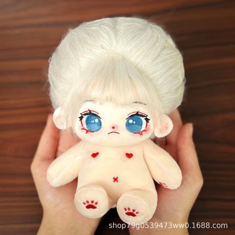 Kawaii Plush Cotton Doll Idol Stuffed Super Star Figure Dolls Cute Fat Body Cherry Blossoms Girl Doll Can Change Clothes Gift