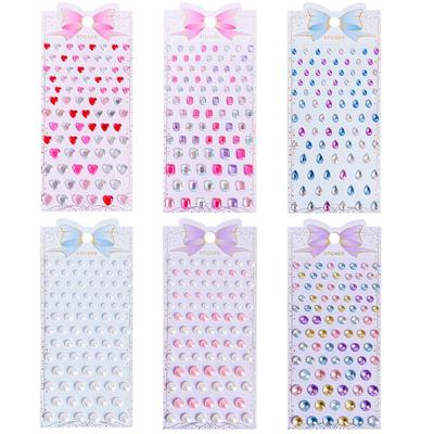 DIY Gem Crystal Stickers for Kids - Makeup Decoration & Craft