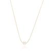 Elegant Freshwater Pearl Necklace, Non-Fading Titanium Steel, Sweet & Sophisticated Women's Clavicle Chain.