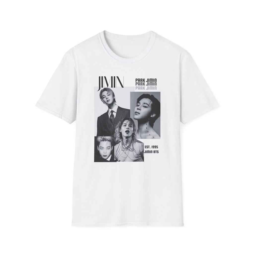 BTS Jimin T Shirt Park Jimin Fan T Shirt Kpop T Shirt ARMY Fan Gift T Shirt 2026 Summer Men Women Fashion Pure Cotton Y2K Loose Comfortable T-shirt