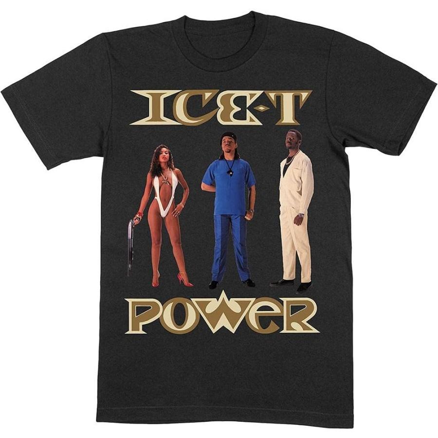 Rocks-Off Ice-T T Shirt Power Album Cover Logo Rap New Official Mens Black Size M S