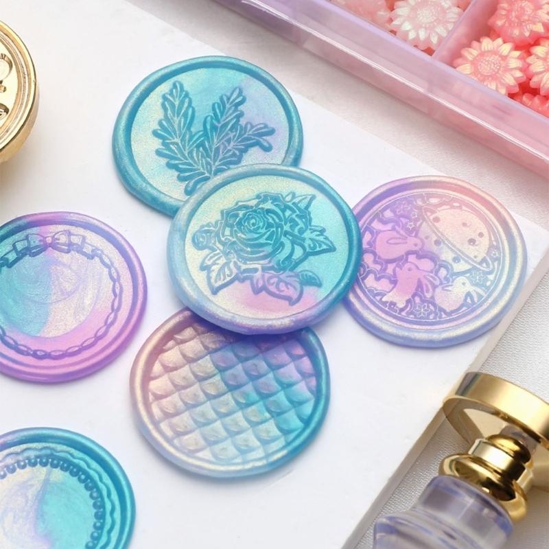 200/350/650Pcs Colorful Sealing Wax Beads for Wax Seal Stamp, Gift Wrapping, 10/15/24 Colors Flower Wax Seal Beads