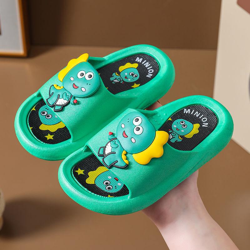 

Детские нескользящие тапочки с героями мультфильмов для мальчиков и девочек - Мягкие летние сандалии 24-25, fit foot length 14.5-15 cm
