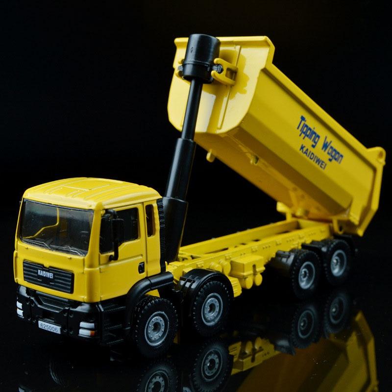 Exquisite 150 Alloy Diecast Model Dumper Truck Toy With Premium Craftsmanship For Kids