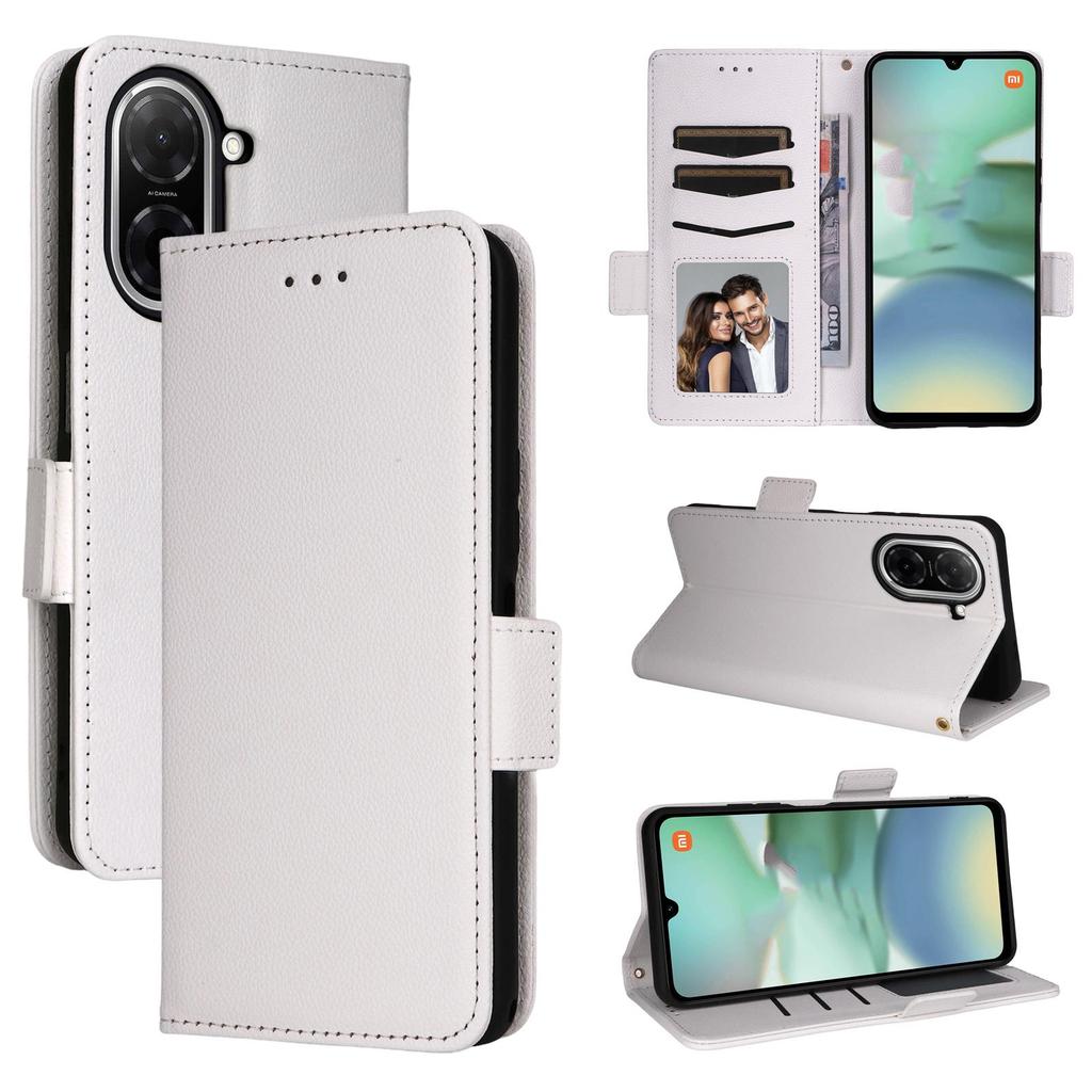 Leder-Flip-Cover für Redmi A5 4G, Xiaomi Poco C71, PU-Telefonhülle, Rundumschutz, stoßfest mit [RFID-Blockierung]