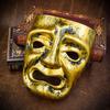 Halloween Party Mask Funny Pain Face Emoji Mask Adult Antique Show Ball Party Mascara Scary Mask Cosplay Props
