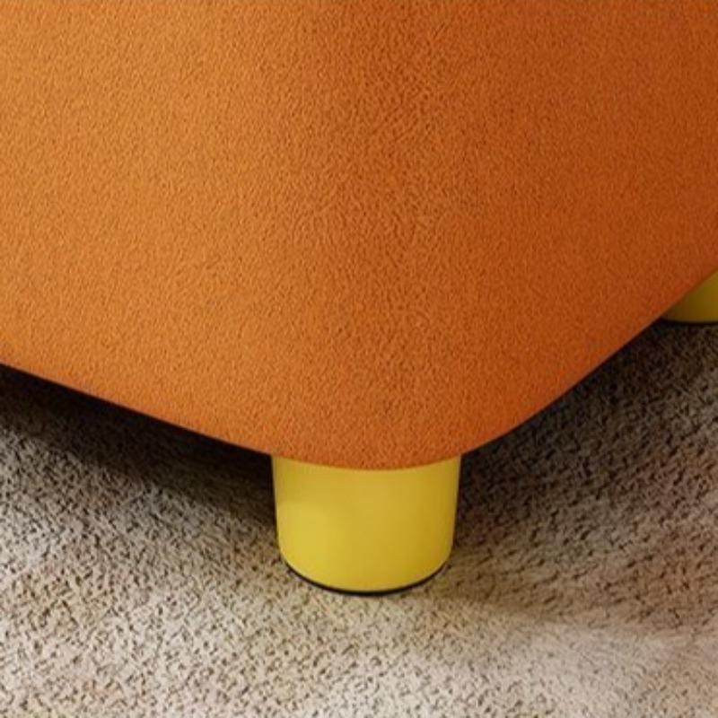 Wooden Waterproof Square Living Room Stools Colorful Creative Design Soft Bedroom Ottoman Simple Cute Modern Home Furniture