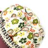 Needle Cushion Box Soft Multi-use Fabric Creative Flower Pattern Pin Cushion Box for Home