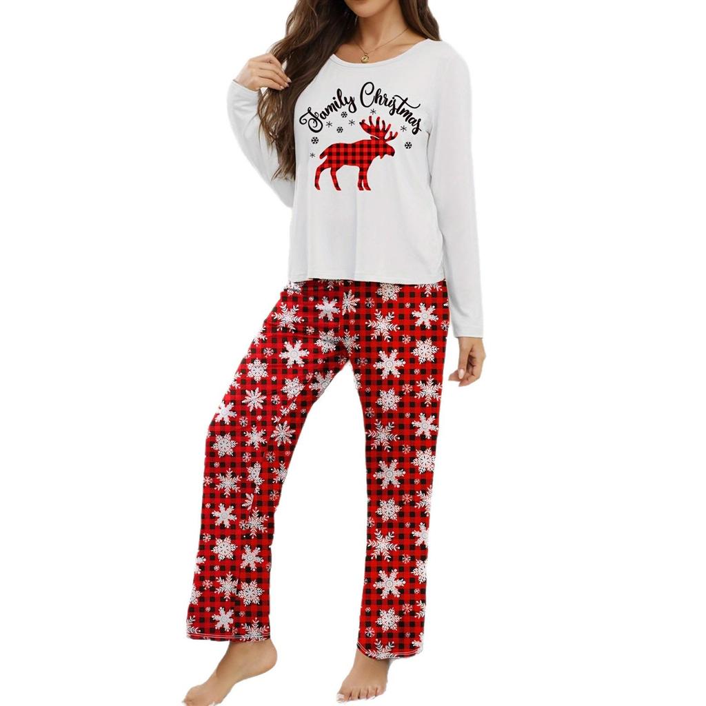 European & American Women's Autumn/Winter Slim-fit Pajama Set: Fashionable Homewear Tops & Trousers
