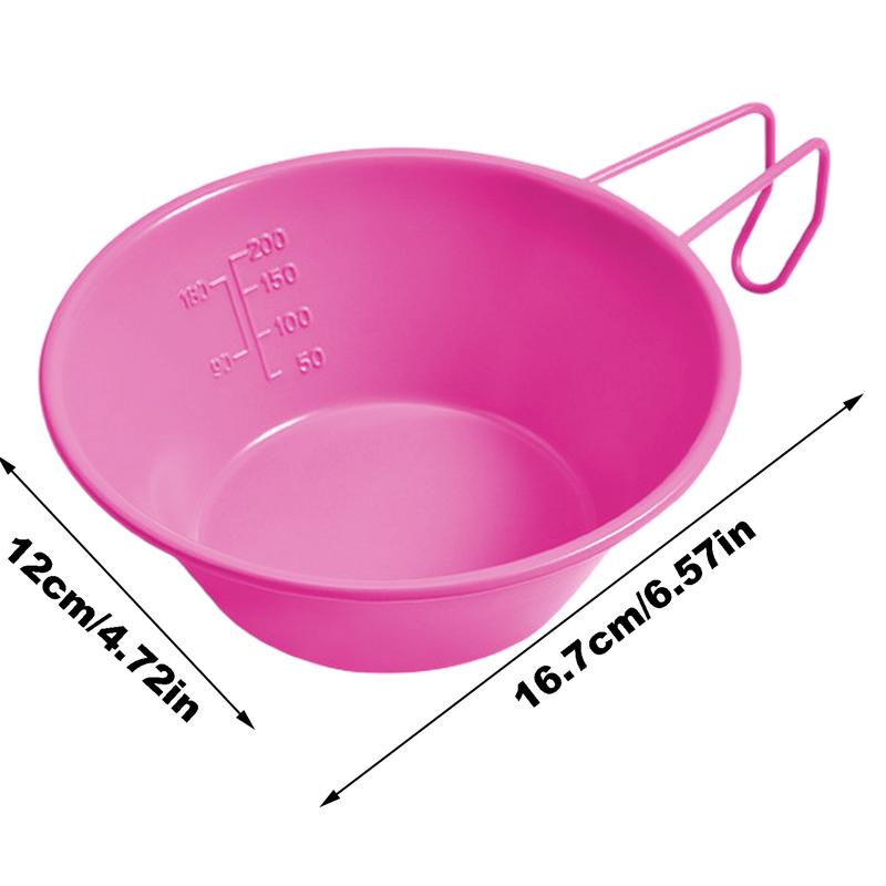 Camping Backpackers Cup Stainless Steel Outdoor Mug Cookware Cup Stainless Steel Bowl With Handles Picnic Dinner Bowl For Picnic