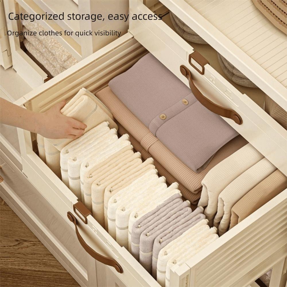 Stackable Storage Box Foldable Kitchen Organizers Household Drawer Organizer Desktop Sundries
