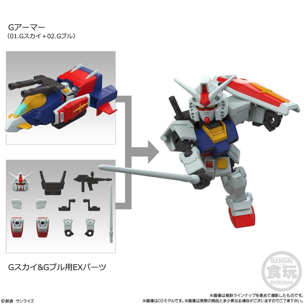 BANDAI MOBILITY JOINT GUNDAM Chewing Gum Candy Toy Set of VOL.11 [Box 10]
