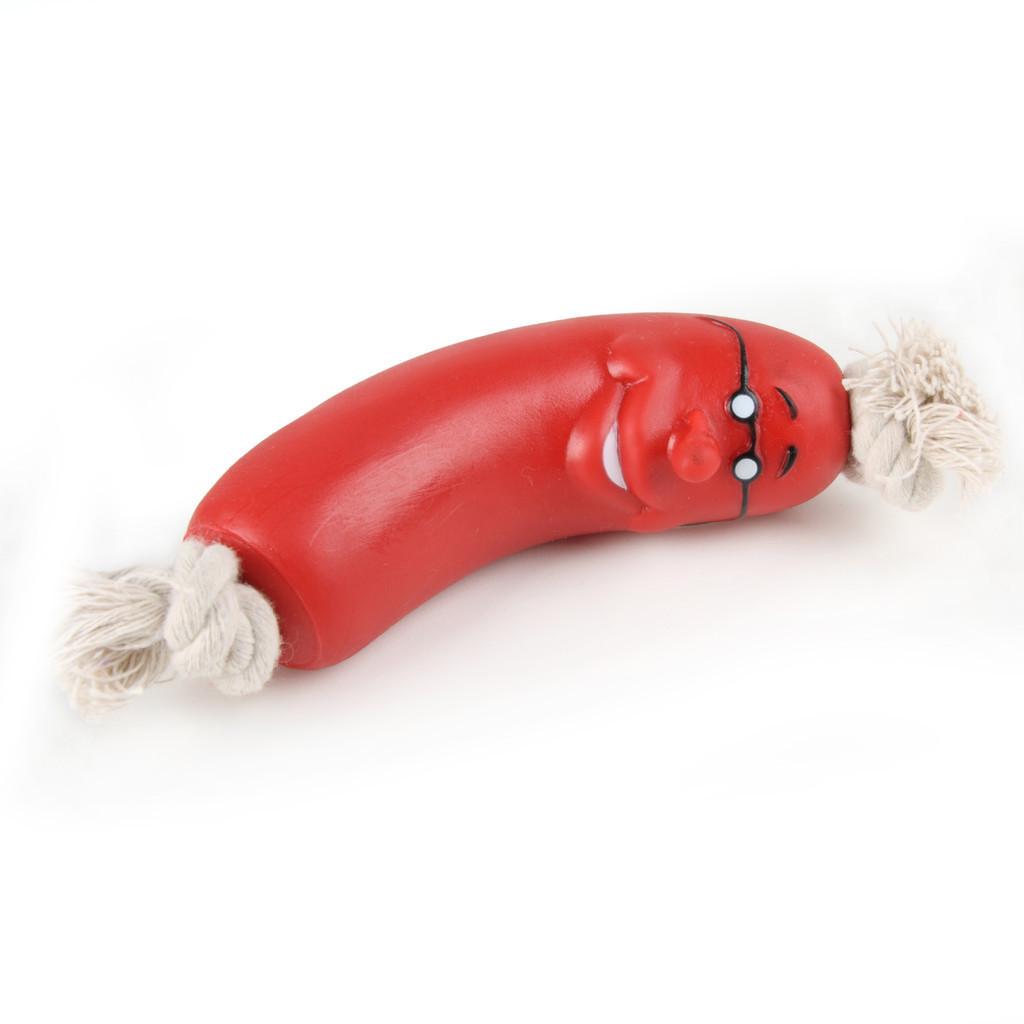 Funny Dog Sausage Toy For Chewing And Cleaning Teeth