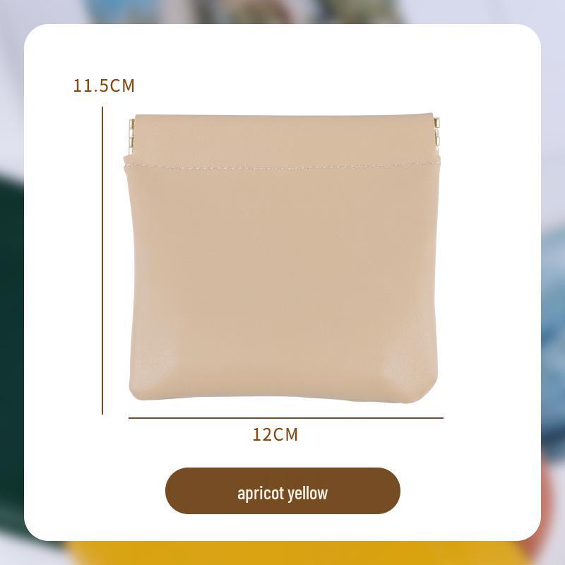 Automatic Cosmetic Storage Pouch with Spring Clip for Cables, Earphones, and Lipstick