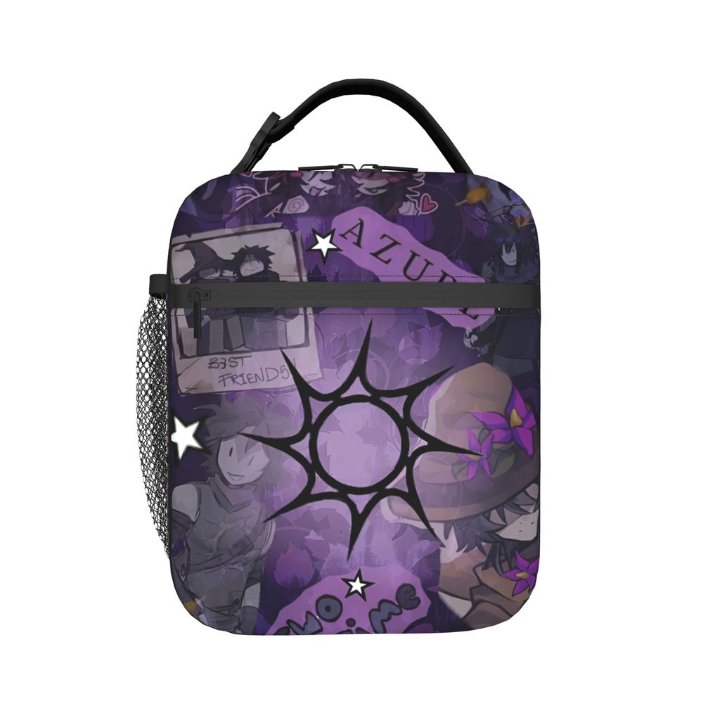 Forsakens Azuretime Anime Insulated Lunch Bags Cooler Bag Reusable,Meal Container Large Tote Lunch Box Food Bag Office Travel
