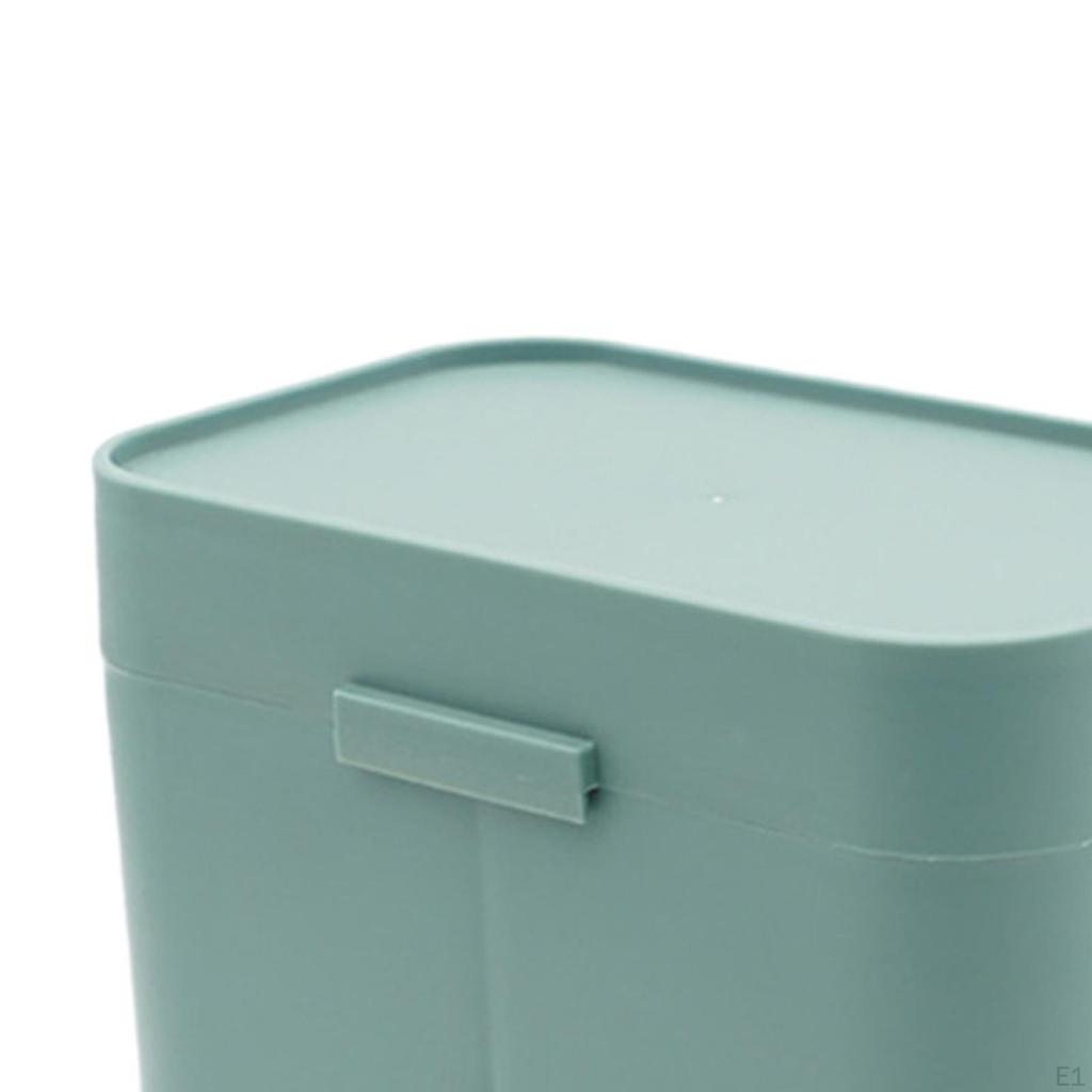 Cosmetic Pad Organizer with Divided Sections for Bathroom Storage