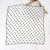New Women 50cm Breathable Fashion Dot Small Neck Square Scarfs Office Lady Hair Band Foulard Hand Kerchief Female Bandana Shawl