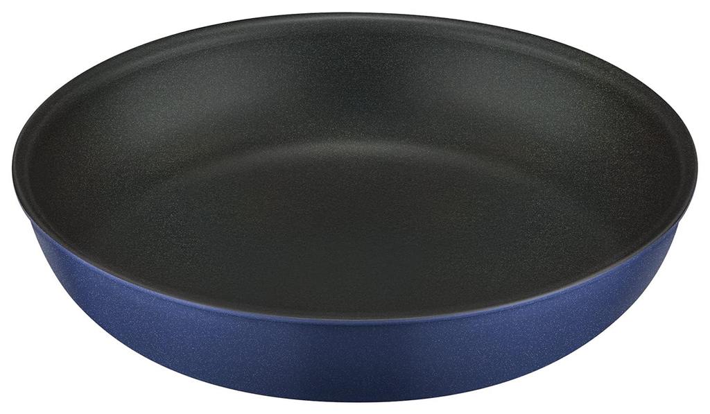 Thermos Durable Series Frying Pan with Removable Handle 26cm For Gas Fire Indigo Blue IBL KVC-026